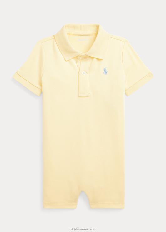 Ralph Lauren beebi pehme puuvillane polo PR0V7662 t-lind kollane