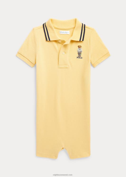 Ralph Lauren beebi polo karu puuvillane polo shortall PR0V8147 maisi kollane multi