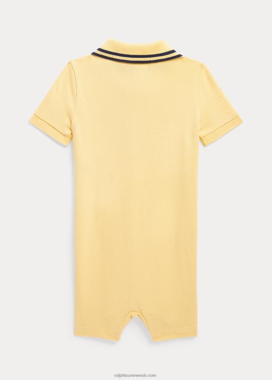 Ralph Lauren beebi polo karu puuvillane polo shortall PR0V8147 maisi kollane multi