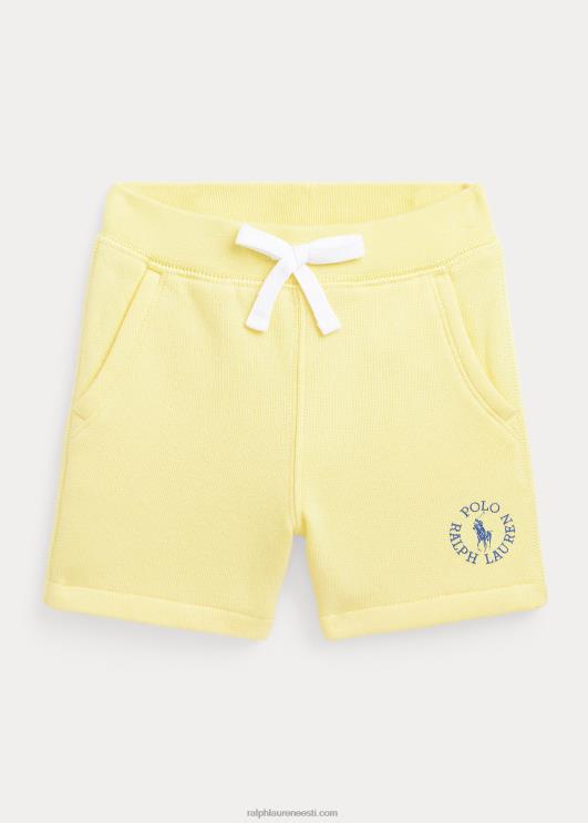 Ralph Lauren beebi suur poni logoga fliis lühike PR0V7924 bristoli kollane