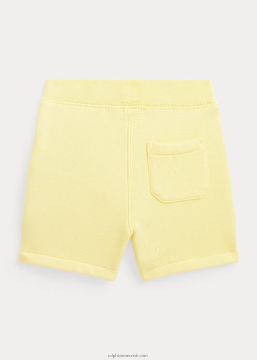 Ralph Lauren beebi suur poni logoga fliis lühike PR0V7924 bristoli kollane