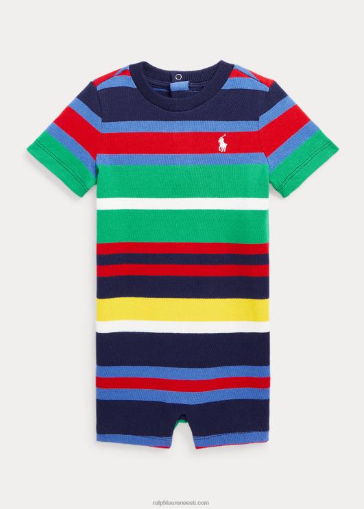 Ralph Lauren beebi triibuline puuvillane trikoo PR0V10022 Newporti mereväe multi