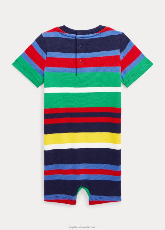 Ralph Lauren beebi triibuline puuvillane trikoo PR0V10022 Newporti mereväe multi