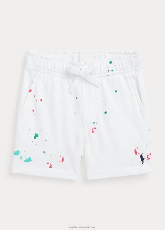 Ralph Lauren beebi värvi pritsmed spaa frotee lühike PR0V7929 valge