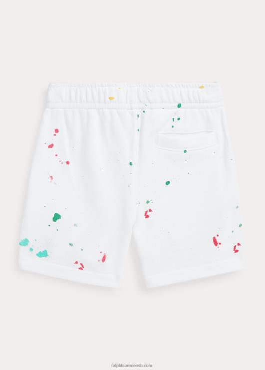 Ralph Lauren beebi värvi pritsmed spaa frotee lühike PR0V7929 valge