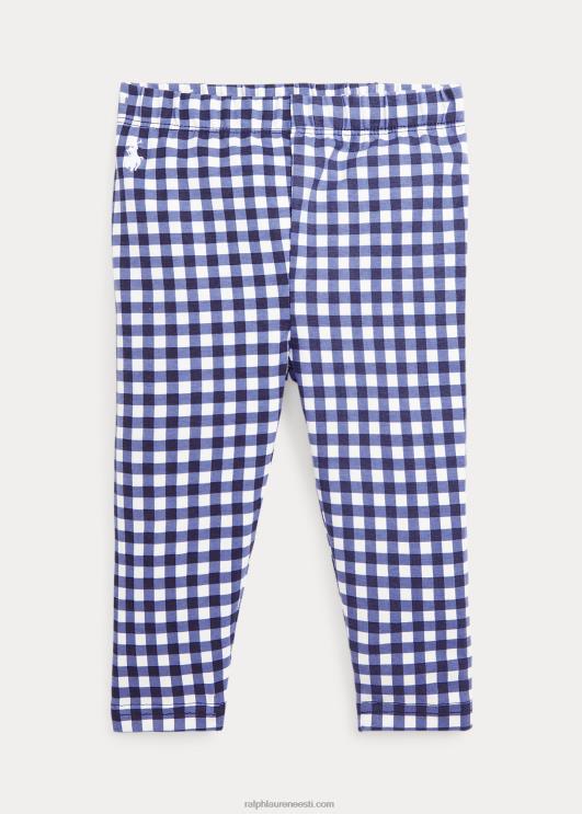 Ralph Lauren beebi gingham stretch jersey säärised PR0V8293 sinine hõlmik