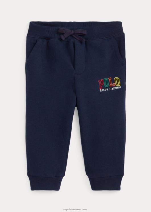 Ralph Lauren beebi logoga fliisist jooksupüksid PR0V8312 kruiisilaevastik