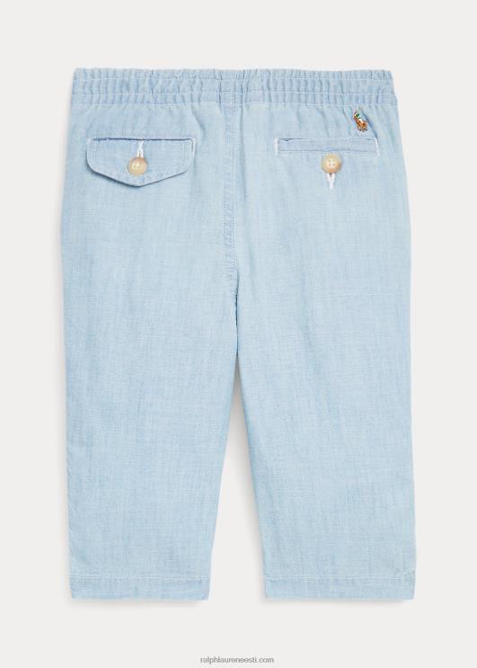 Ralph Lauren beebi polo prepster chambray püksid PR0V8295 chambray