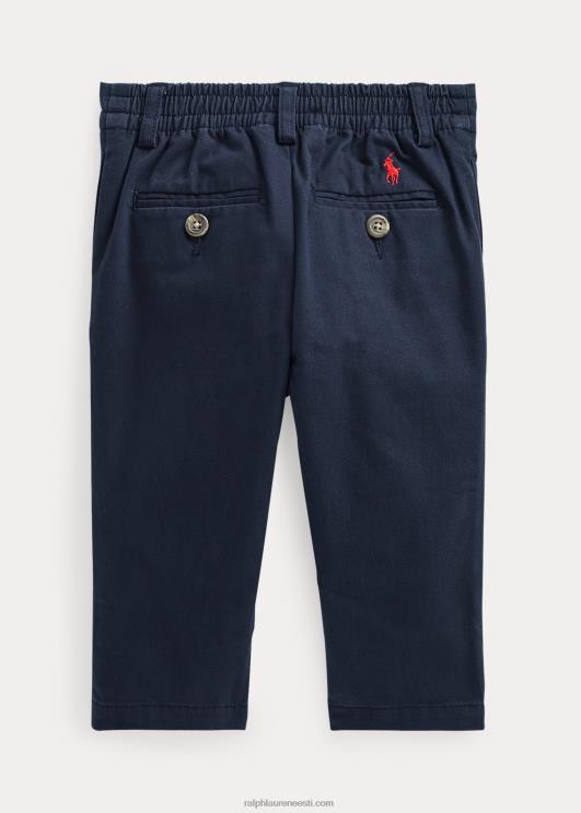 Ralph Lauren beebi veniv puuvillane chino püks PR0V7967 Newporti merevägi