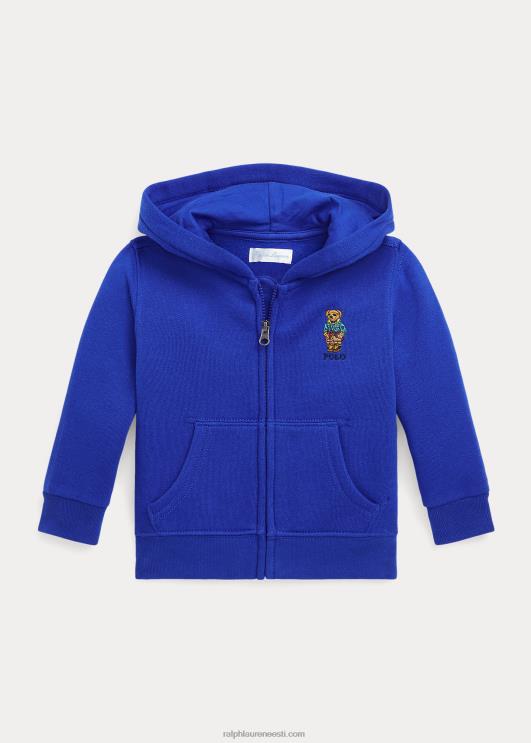 Ralph Lauren beebi polo karu fliisist täistõmblukuga kapuuts PR0V8307 safiirist täht