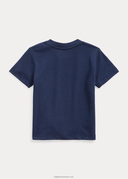 Ralph Lauren beebi polo karu logoga puuvillane trikoosärk PR0V8247 kruiisilaevastik