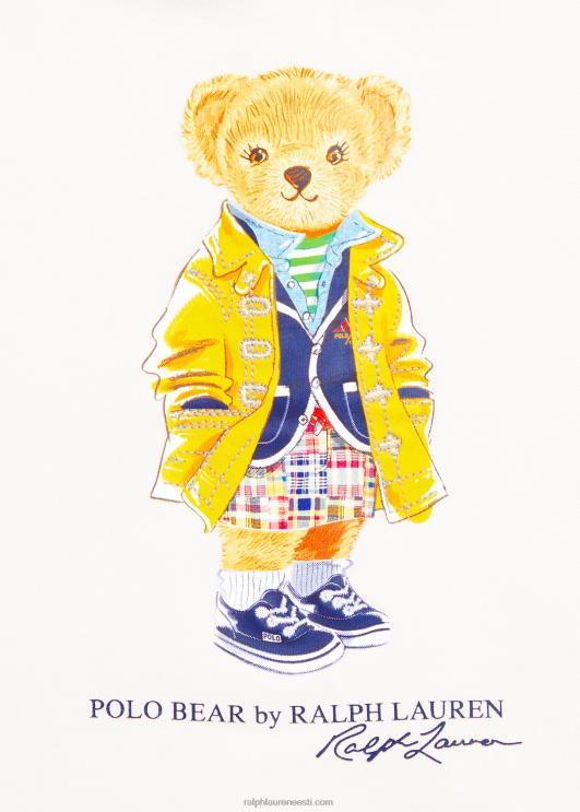 Ralph Lauren beebi polo karu puuvillane trikoo särk PR0V7875 tekipesu valge