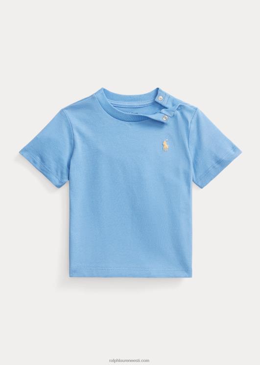 Ralph Lauren beebi puuvillast jersey crewneck t-särk PR0V8264 sadamasaar sinine