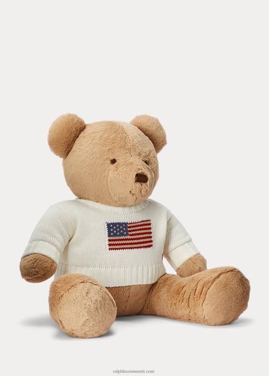 Ralph Lauren beebi suur lipp-kampsun polokaru PR0V8101 klubimaja kreem