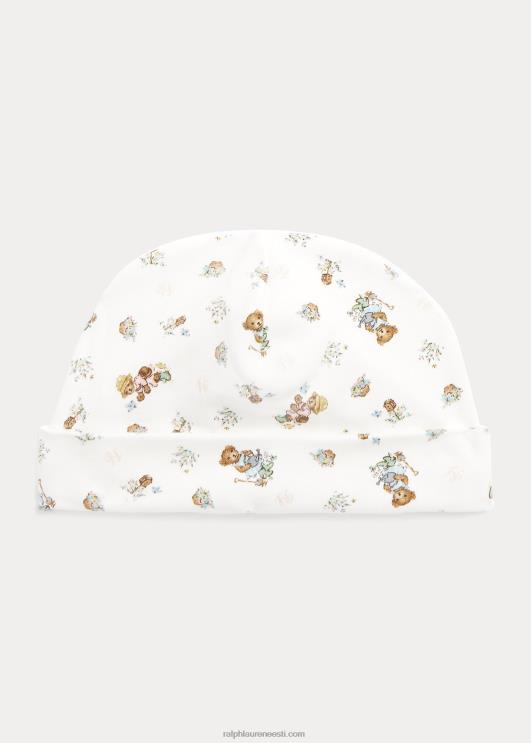 Ralph Lauren beebi polo karu puuvillane interlock nokamüts PR0V8033 tüdruk aiakaru