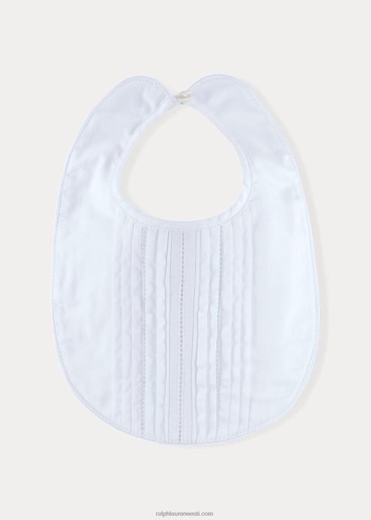 Ralph Lauren beebi ristimise rinnatükk PR0V8069 valge