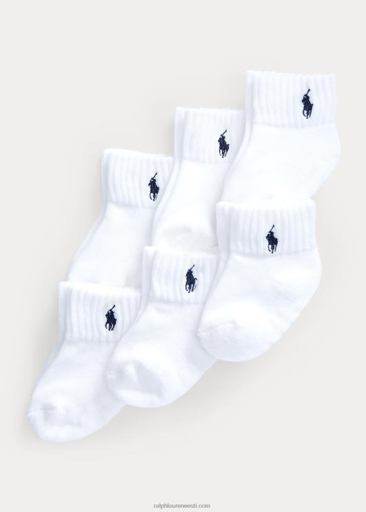 Ralph Lauren beebi gripper veerandsokk 6 tk PR0V8046