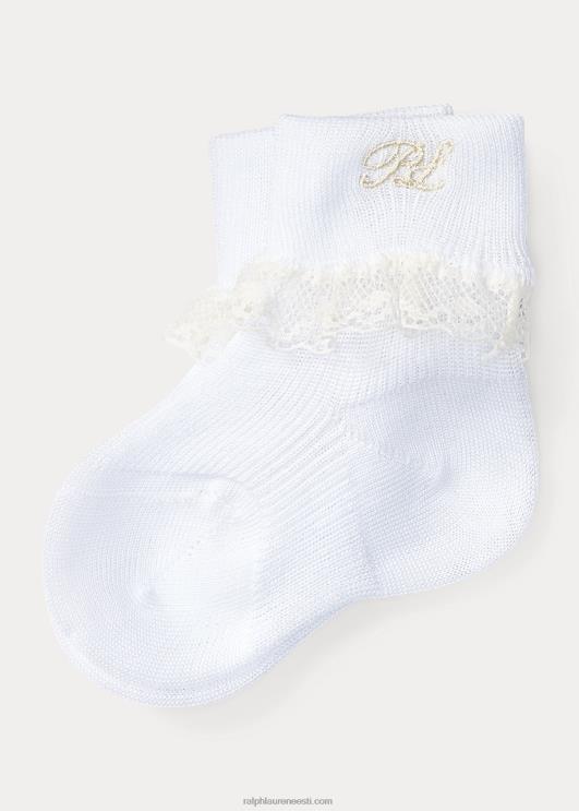 Ralph Lauren beebi pitsääristega puuvillased sokid PR0V8056