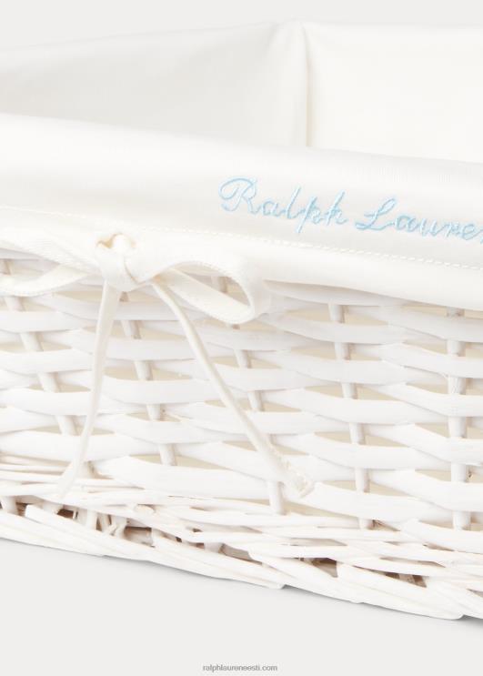 Ralph Lauren beebi suur vitstest korv PR0V8099 valge