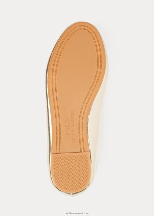 Ralph Lauren lapsed nellie metallik ballett korter PR0V7297 šampanja metallik