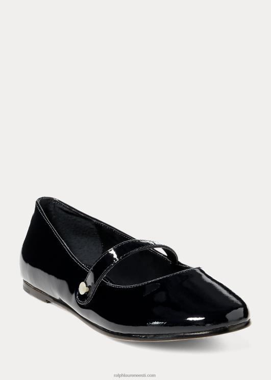 Ralph Lauren lapsed alyssa nahast mary jane PR0V7302 mereväe lakknahk