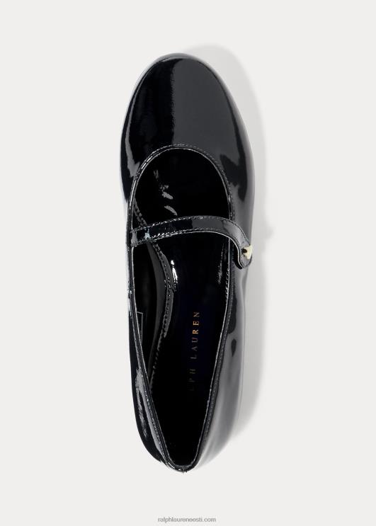 Ralph Lauren lapsed alyssa nahast mary jane PR0V7302 mereväe lakknahk