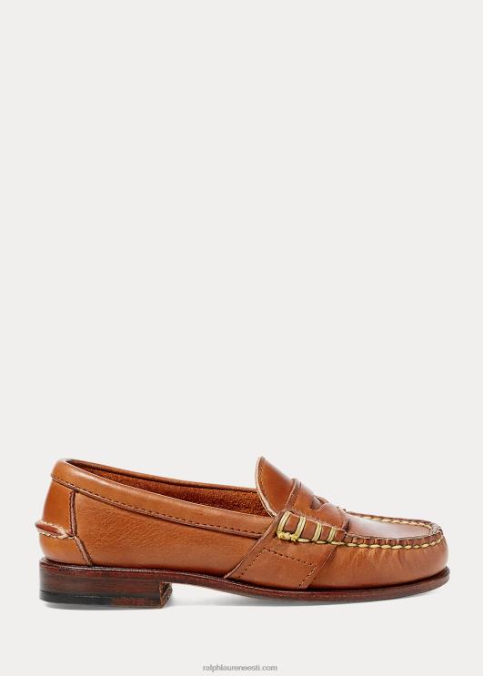 Ralph Lauren lapsed edric vasikanahk penny loafer PR0V6361 tan
