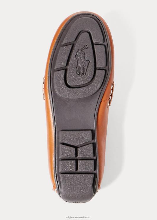 Ralph Lauren lapsed telly-nahast penniloafer PR0V6363 tan