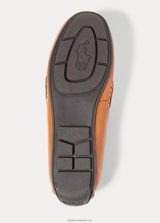 Ralph Lauren lapsed telly-nahast penniloafer PR0V6385 tan