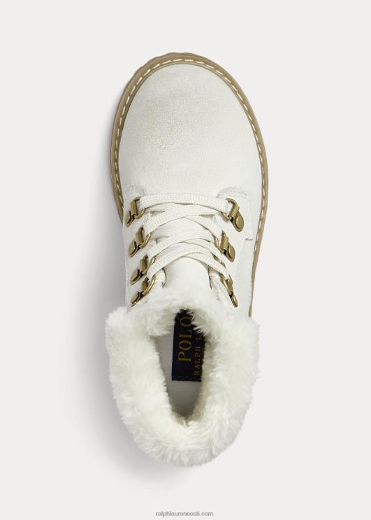 Ralph Lauren lapsed Burley faux-shearling seemisnahast saapad PR0V7652 kreemjas seemisnahk