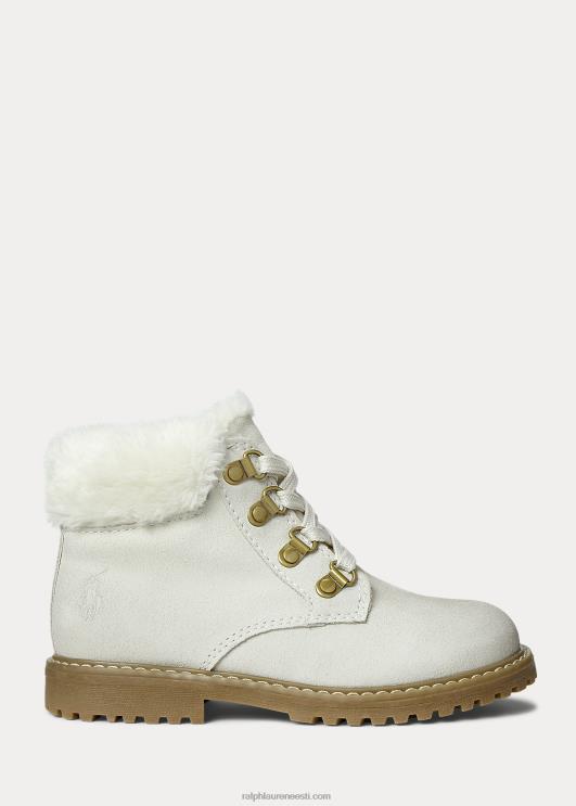 Ralph Lauren lapsed Burley faux-shearling seemisnahast saapad PR0V7654 kreemjas seemisnahk
