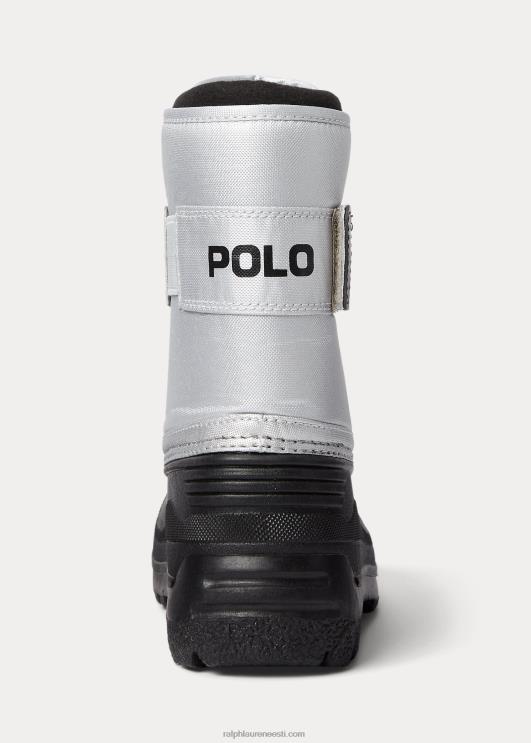 Ralph Lauren lapsed everlee fliisvoodriga saapad PR0V6701 hõbedane nailon must