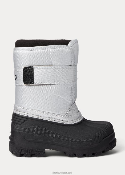 Ralph Lauren lapsed everlee fliisvoodriga saapad PR0V7645 hõbedane nailon must