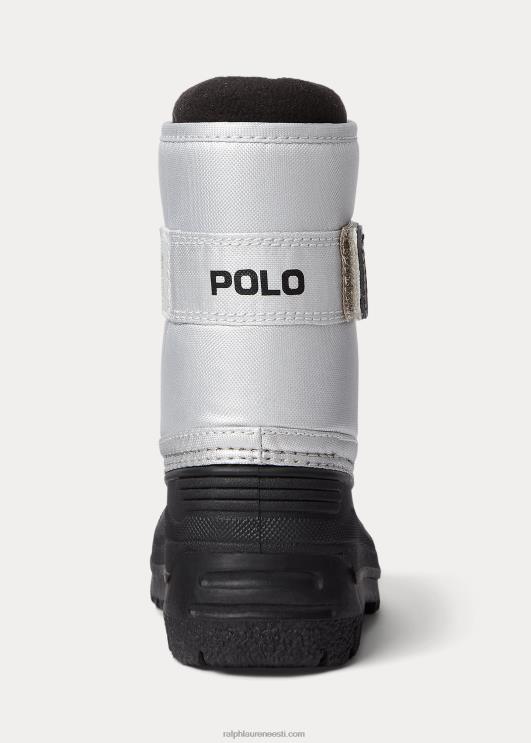 Ralph Lauren lapsed everlee fliisvoodriga saapad PR0V7645 hõbedane nailon must