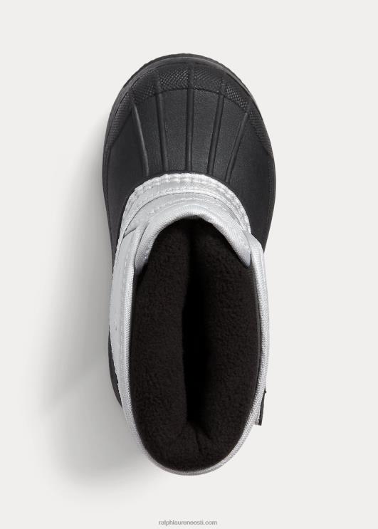 Ralph Lauren lapsed everlee fliisvoodriga saapad PR0V7645 hõbedane nailon must