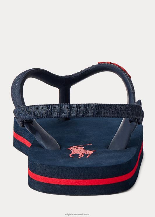 Ralph Lauren lapsed camino flip-flop PR0V6350 mereväe punasega