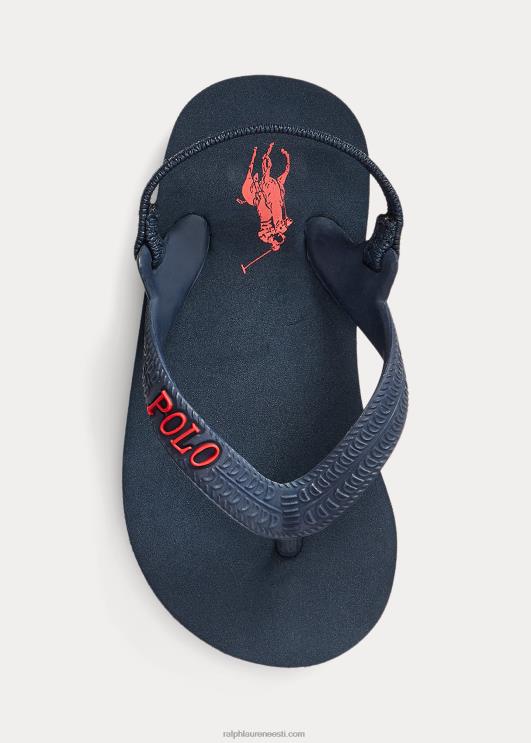 Ralph Lauren lapsed camino flip-flop PR0V6350 mereväe punasega