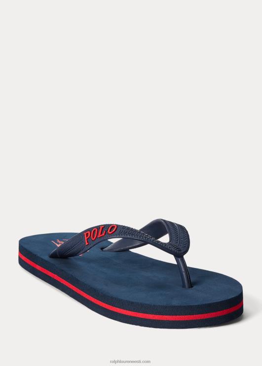 Ralph Lauren lapsed camino flip-flop PR0V6378 mereväe punasega