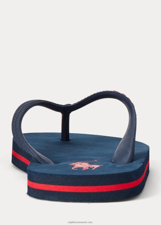 Ralph Lauren lapsed camino flip-flop PR0V6378 mereväe punasega