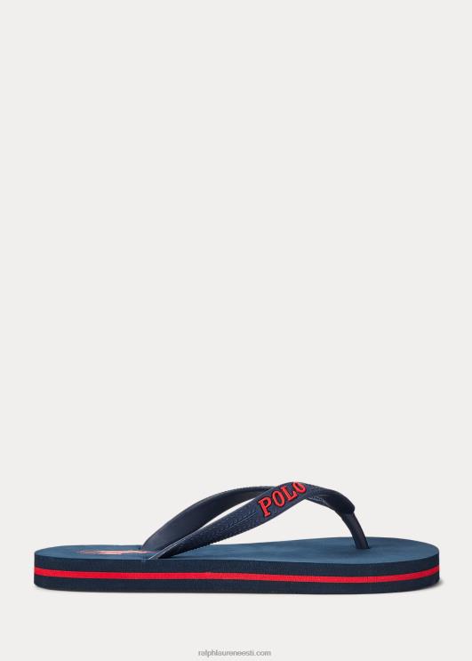 Ralph Lauren lapsed camino flip-flop PR0V9891 mereväe punasega