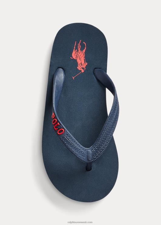 Ralph Lauren lapsed camino flip-flop PR0V9891 mereväe punasega