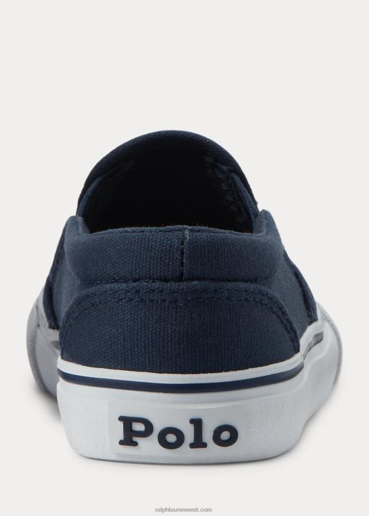 Ralph Lauren lapsed keaton polo bear lõuendist slip-on kets PR0V6341 merevägi