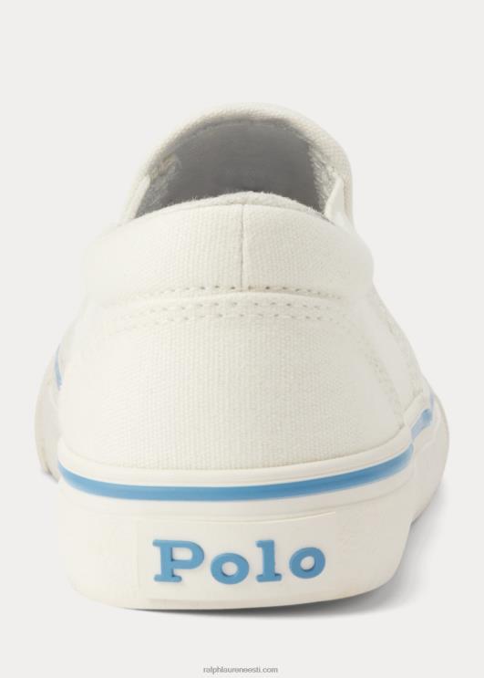 Ralph Lauren lapsed keaton polo bear lõuendist slip-on kets PR0V7277 kreem maasikakaruga