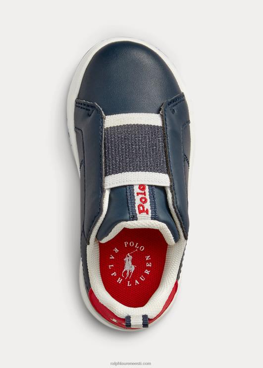 Ralph Lauren lapsed muinsuskohtu ii slip-on kets PR0V6337 mereväe/punane