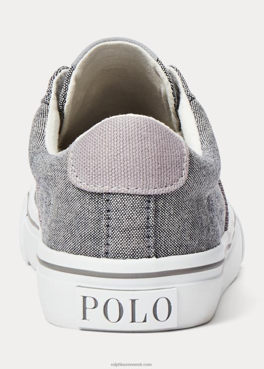 Ralph Lauren lapsed sayer puuvillasest lõuendist tossud PR0V6380 chambray sinine