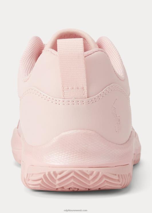 Ralph Lauren lapsed tech võidusõitja kunstnahast ps tossud PR0V7278 balleti roosa