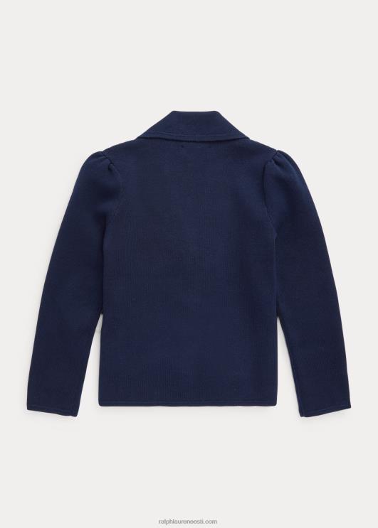 Ralph Lauren lapsed koo puuvillasegu bleiser PR0V6918 rl merevägi