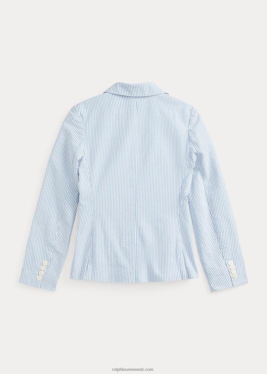 Ralph Lauren lapsed puuvillane seersucker bleiser PR0V7525 sinine/valge