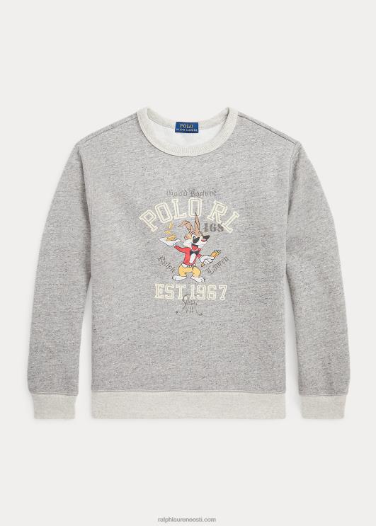 Ralph Lauren lapsed kuuaja uusaasta fliisist dressipluus PR0V6572 tume vintage kanarbik