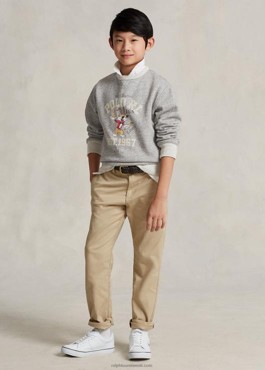 Ralph Lauren lapsed kuuaja uusaasta fliisist dressipluus PR0V6572 tume vintage kanarbik